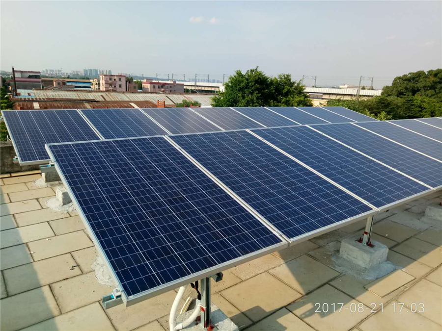 佛山5000W并網太陽能光伏供電系統